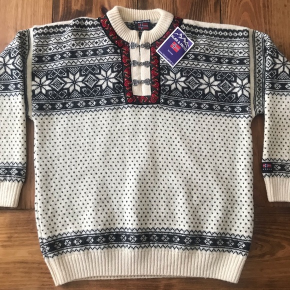 Klaer & Fritid Other - NWT Klaer & Fritid Norwegian 100% Wool Ski Sweater